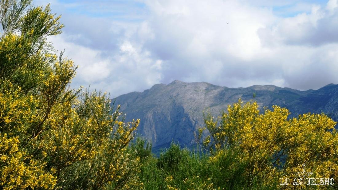 Bonitas vistas del Pico la Siella, en lo alto de la sierra de Sobia.