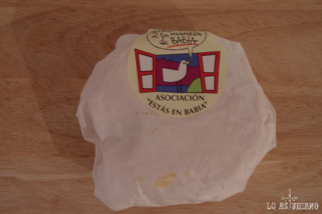 Exquisito queso de cabra de Babia, adquirido en San Emiliano, León.